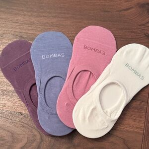 NWOT Bombas Women's Lightweight No Show Sock 4-Pack - Medium (US 8-10.5)